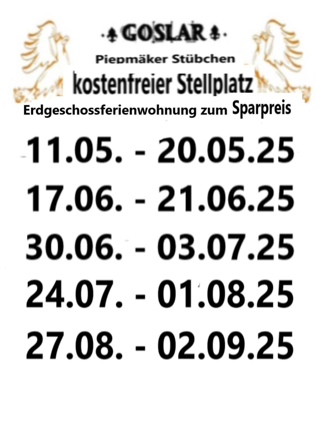 Piepmaeker Stuebchen Apartment Goslar Exterior foto