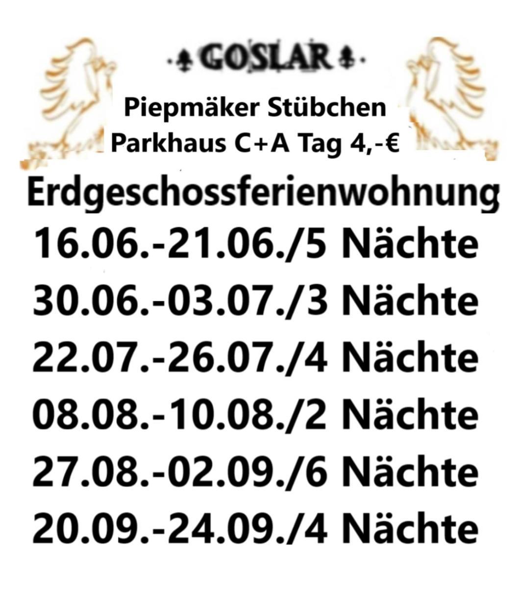 Piepmaeker Stuebchen Apartment Goslar Exterior foto